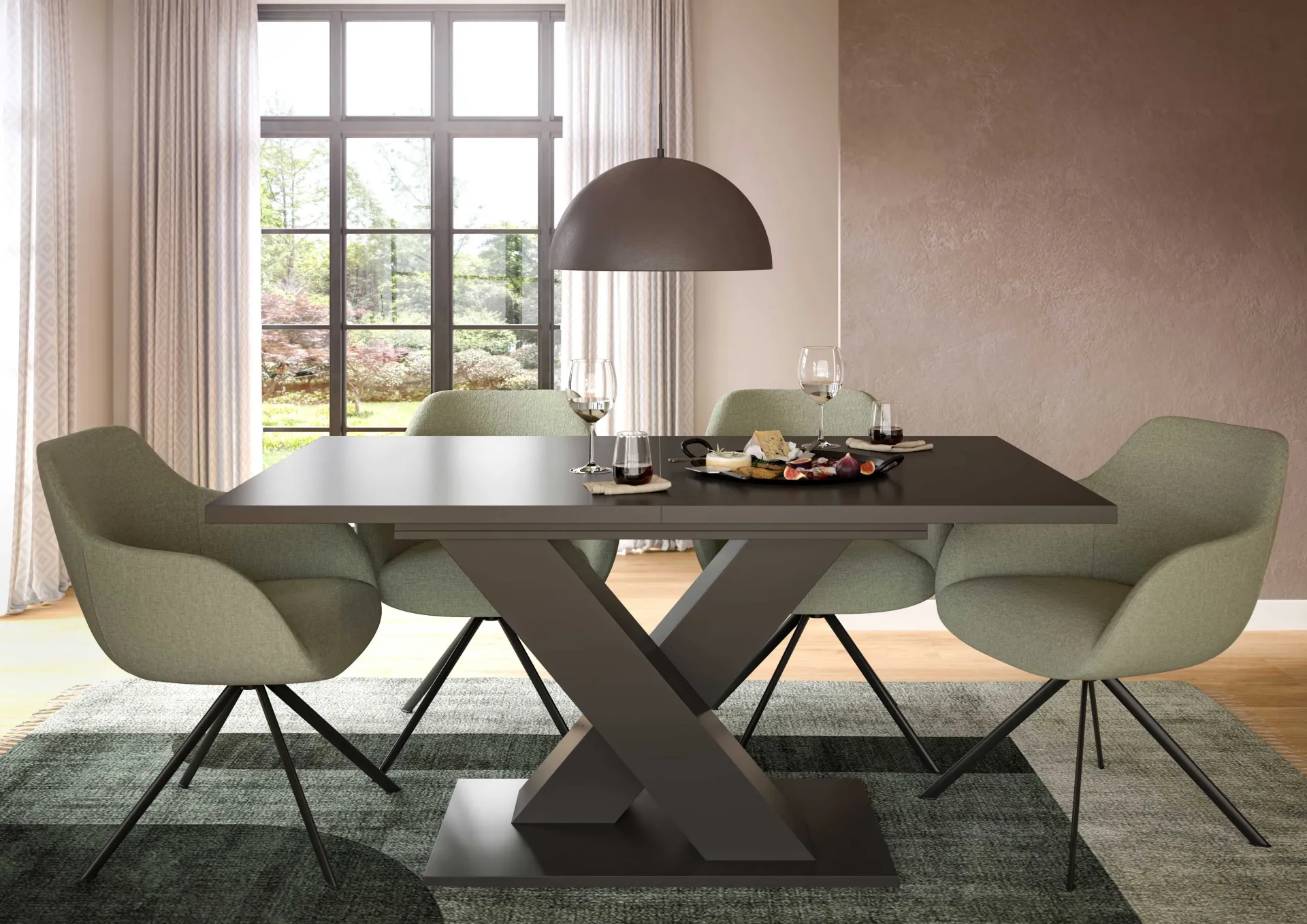 Xonox Ausziehbarer Esstisch Motion Emob - - 150-190x76x90 cm