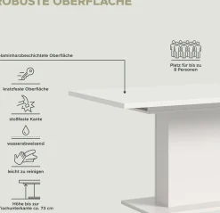 Xonox Ausziehbarer Esstisch Motion Emob - - 150-190x76x90 cm