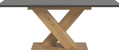 Xonox Ausziehbarer Esstisch Motion Emob - X-Gestell - 150-190x90cm - Artisan/Grau