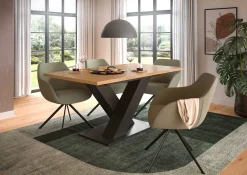 Xonox Ausziehbarer Esstisch Motion von Emob - Artisan/ Grau - 150-190x76x90 cm