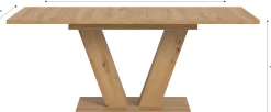 Xonox Ausziehbarer Esstisch Motion Emob in Artisan Natur 150-190x76x90 cm