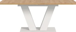 Xonox Ausziehbarer Esstisch Motion Emob - Artisan/Weiß - 150-190x76x90 cm