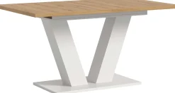 Xonox Ausziehbarer Esstisch Motion Emob - Artisan/Weiß - 150-190x76x90 cm