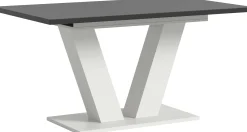 Xonox Ausziehbarer Esstisch Motion Emob - Weiß/Grau - 150-190x76x90 cm