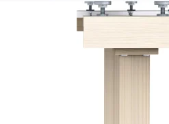 CBA Ausziehbarer Esstisch Stoik - 180-220x90x76cm - Keramik - Marmoroptik