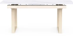 CBA Ausziehbarer Esstisch Stoik - 180-220x90x76cm - Keramik - Marmoroptik