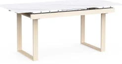 CBA Ausziehbarer Esstisch Stoik - 180-220x90x76cm - Keramik - Marmoroptik