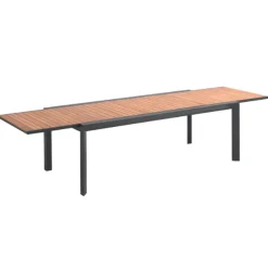 Gescova Ausziehbarer Gartentisch Porto - Teakholz - 220x100x75 cm -