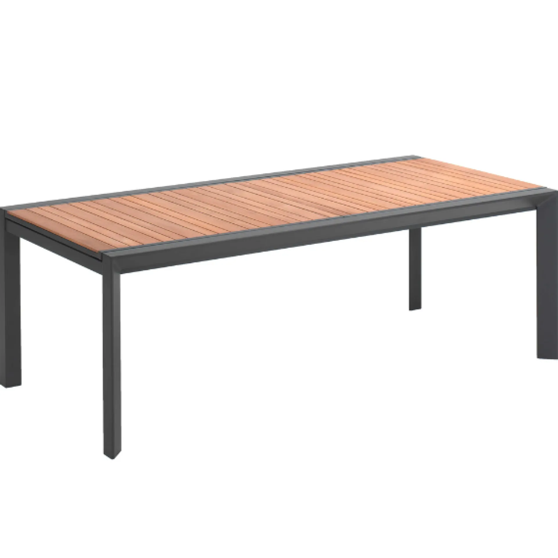 Gescova Ausziehbarer Gartentisch Porto - Teakholz - 220x100x75 cm -