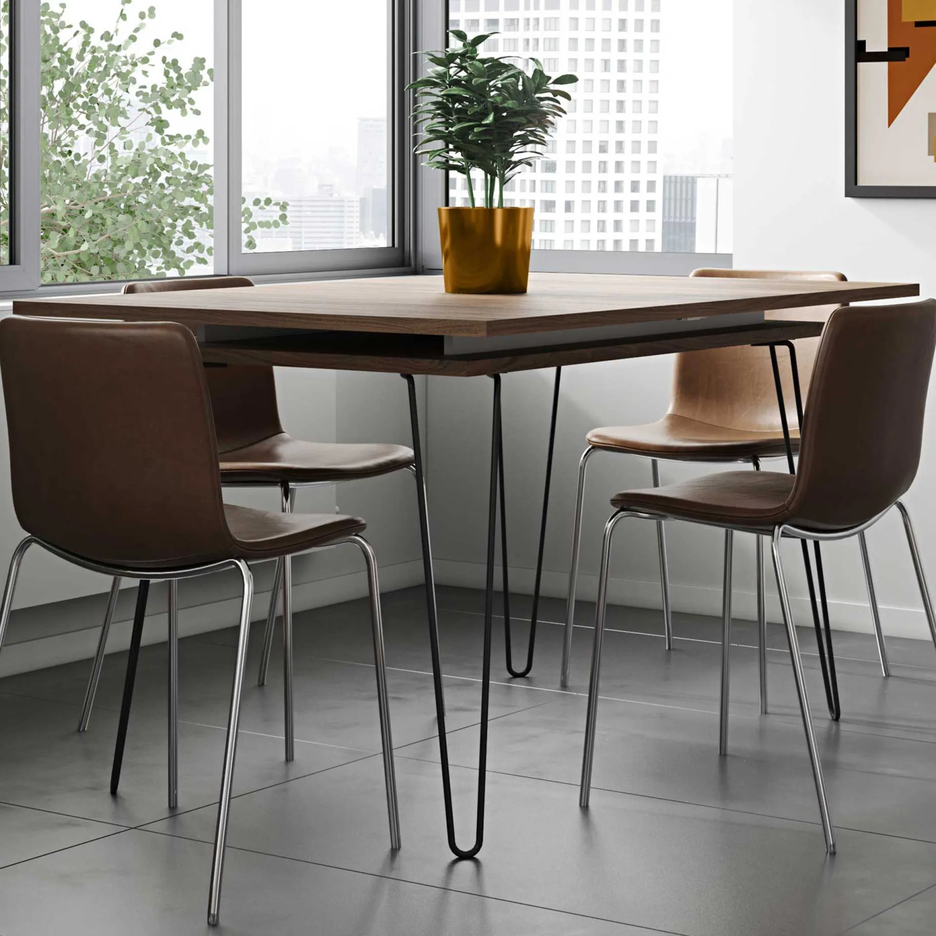 Temahome Ausziehbarer Tisch Jiro 134/174 - Nussbaum