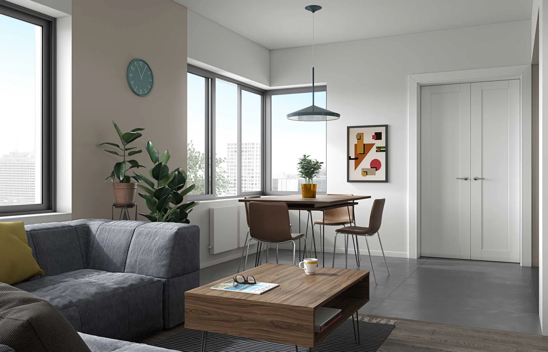 Temahome Ausziehbarer Tisch Jiro 134/174 - Nussbaum