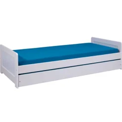Ausziehbares Bett Surf | 208,5 x 96,4 x 52,5 cm | Farbe: Weiß