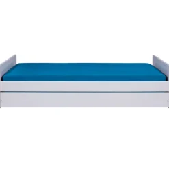 Ausziehbares Bett Surf | 208,5 x 96,4 x 52,5 cm | Farbe: Weiß