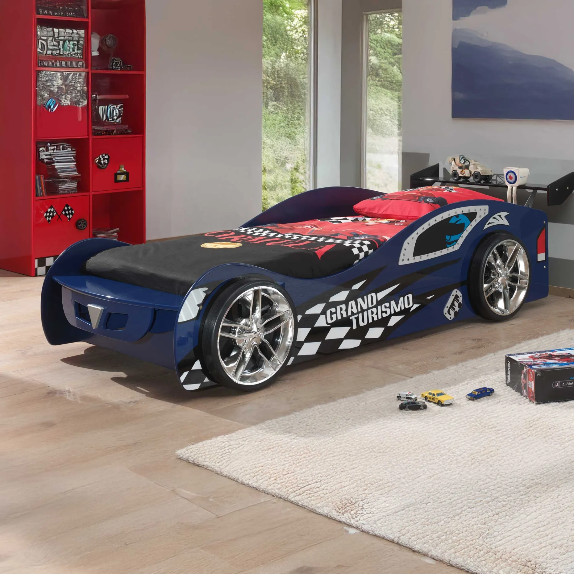 Autobett Grand Turismo - blau