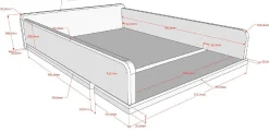Babyzimmer Forrest: Babybett 70x140cm, Wickeltisch - Buche weiß