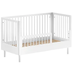 Babyzimmer Forrest: Babybett 70x140cm, Wickeltisch - Buche weiß