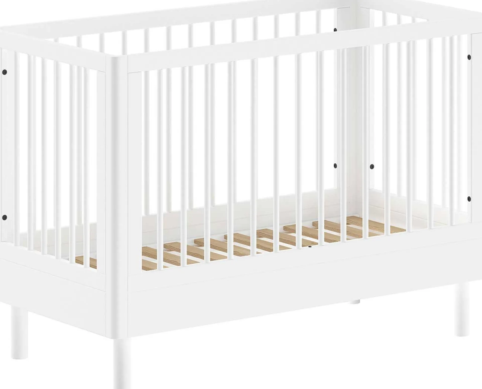 Kinder Vipack Babyzimmer Forrest: Babybett 60x120cm, Kommode, Kleiderschrank - buche