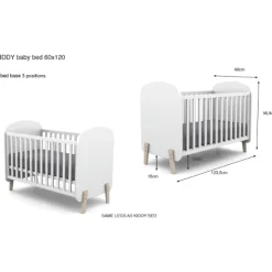 Babyzimmer Kombination 3 Kiddy-weiß