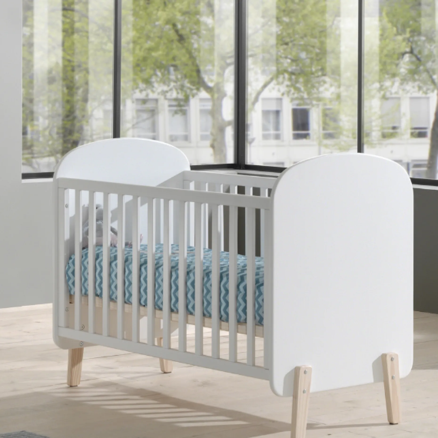 Babyzimmer Kombination 3 Kiddy-weiß