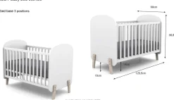 Babyzimmer Kombination 2 Kiddy-weiß