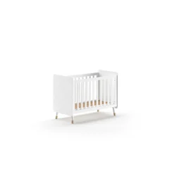Kinder Vipack Babyzimmer-Set Billy - Zweitüriger Kleiderschrank, Kommode, Wickeltisch & Babybett - MDF/