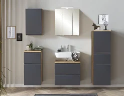 Badezimmer-Anrichte Varese | 40 x 35 x 64 cm | Grau