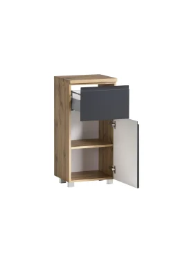 Badezimmer-Anrichte Varese | 40 x 35 x 64 cm | Grau