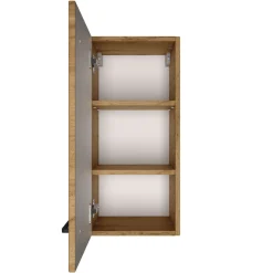 Badezimmer-Hängeschrank Malvo 30cm - Eiche