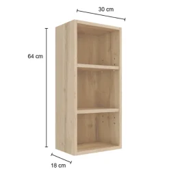 Badezimmerregal Malvo 30cm - Eiche