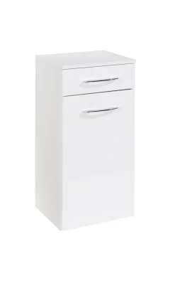 Badezimmerschrank Florent 40cm 1 Tür und 1 Schublade - weiß