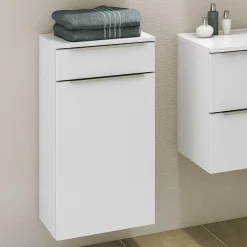 Badezimmerschrank Hansen 40cm 1 Tür und 1 Schublade - weiß