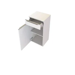 Badezimmerschrank Hansen 40cm 1 Tür und 1 Schublade - weiß