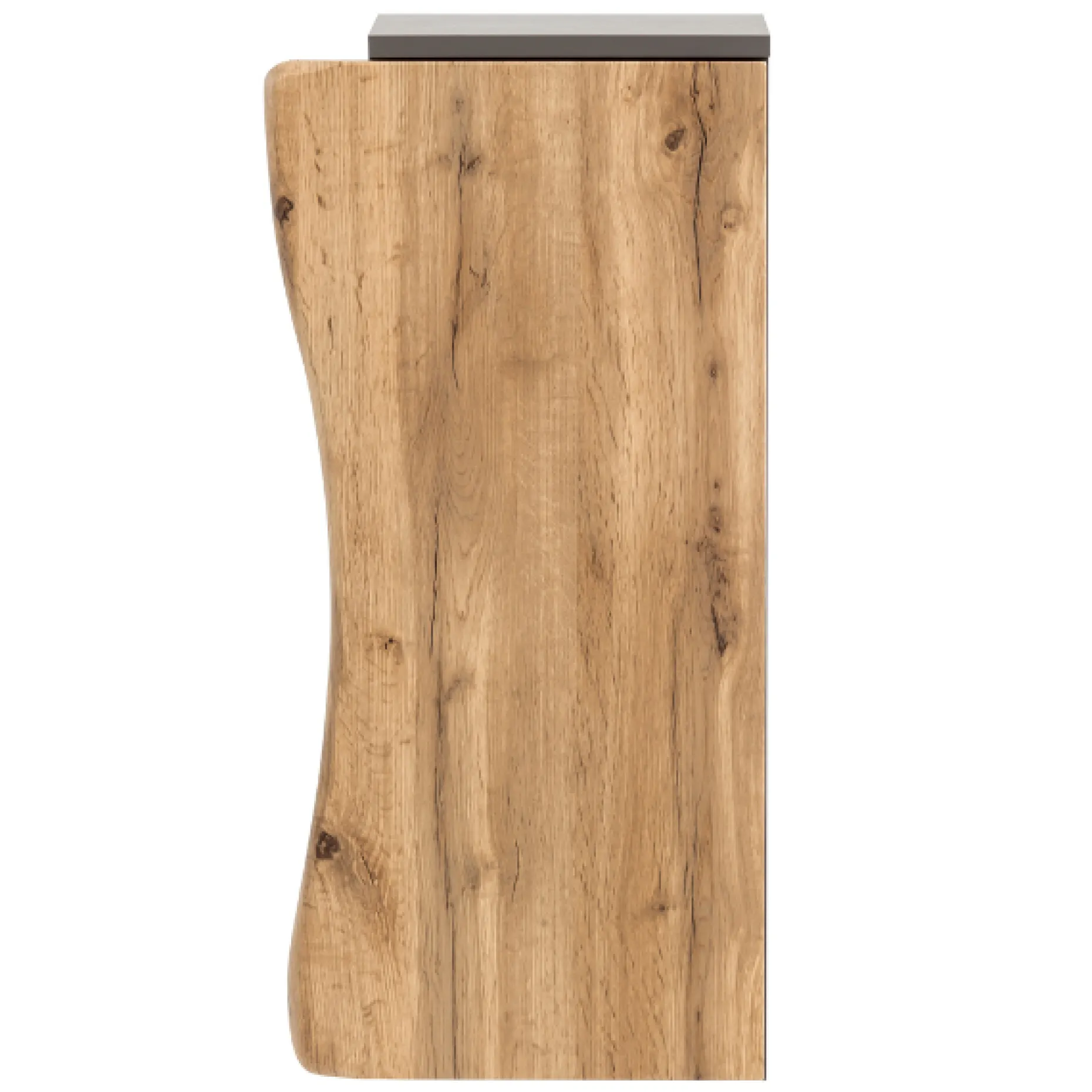 Badezimmerschrank Karan 37cm 1 Tür - Eiche/anthrazit