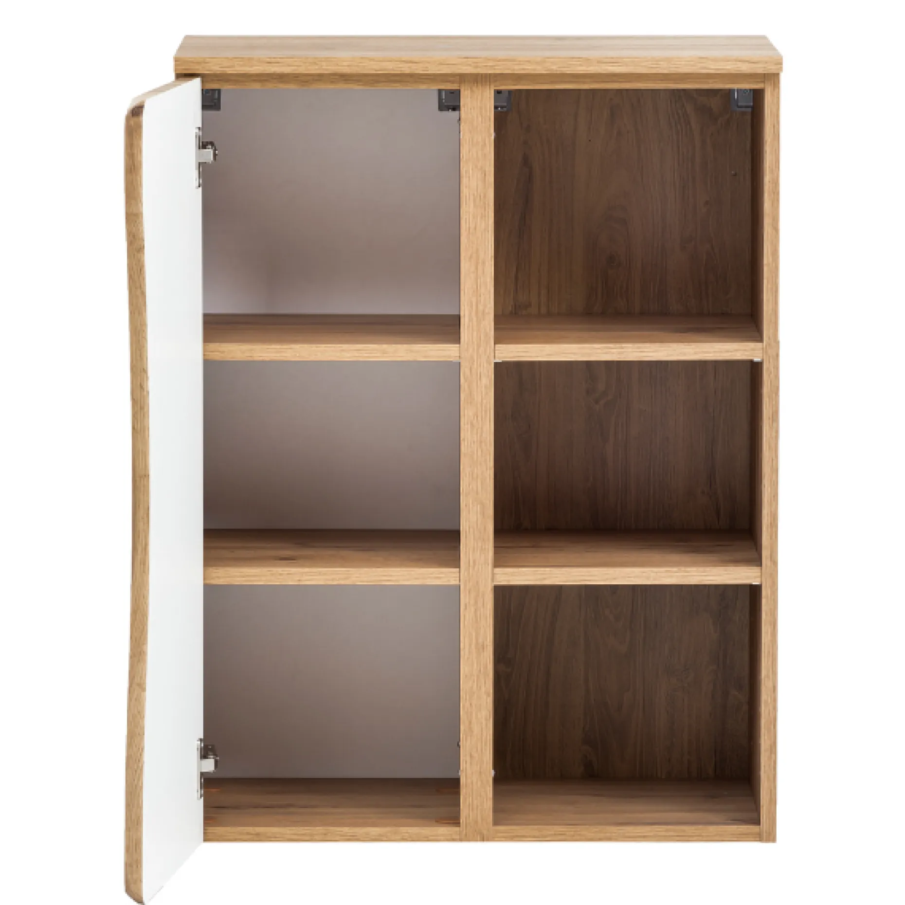 Badezimmerschrank Karan 60cm 1 Tür - Eiche