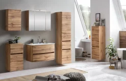 Badezimmerschrank Kornel 40cm 1 Tür und 1 Schublade - Eiche