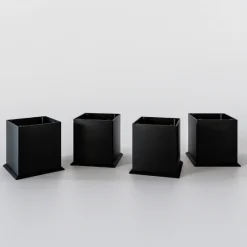 Badezimmerschrank Malvo 30cm 1 Tür und 1 Schublade - Eiche/schwarz