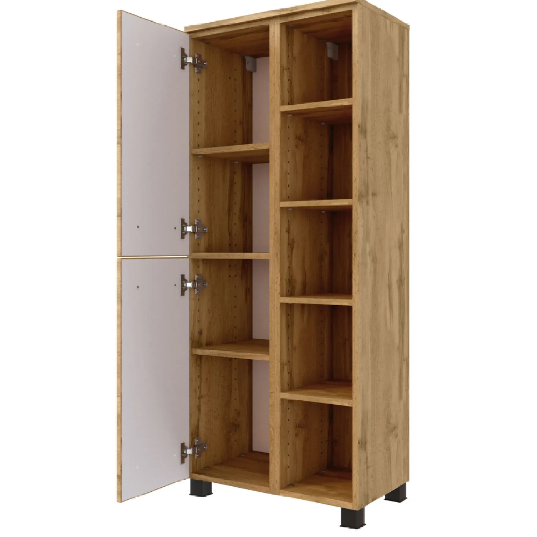 Badezimmerschrank Malvo 55cm 2 Türen - Eiche