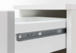 Badezimmerschrank Pares 30cm 1 Tür und 1 Schublade - Graphit/Eiche Rotbraun