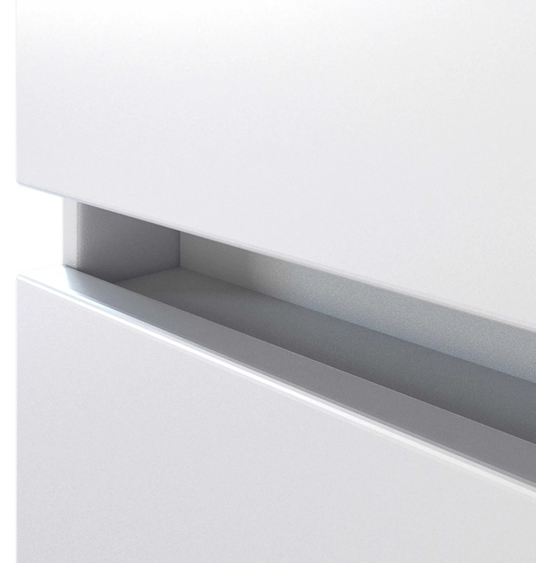 Badezimmerschrank Pisca 40cm 1 Tür und 1 Schublade - weiß