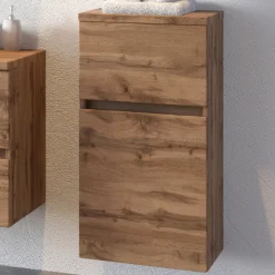 Badezimmerschrank Pisca 40cm 1 Tür und 1 Schublade - Eiche