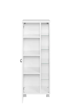 Badezimmerschrank Portofino | 45 x 35 x 122 cm | Weiß