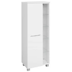 Badezimmerschrank Portofino | 45 x 35 x 122 cm | Weiß