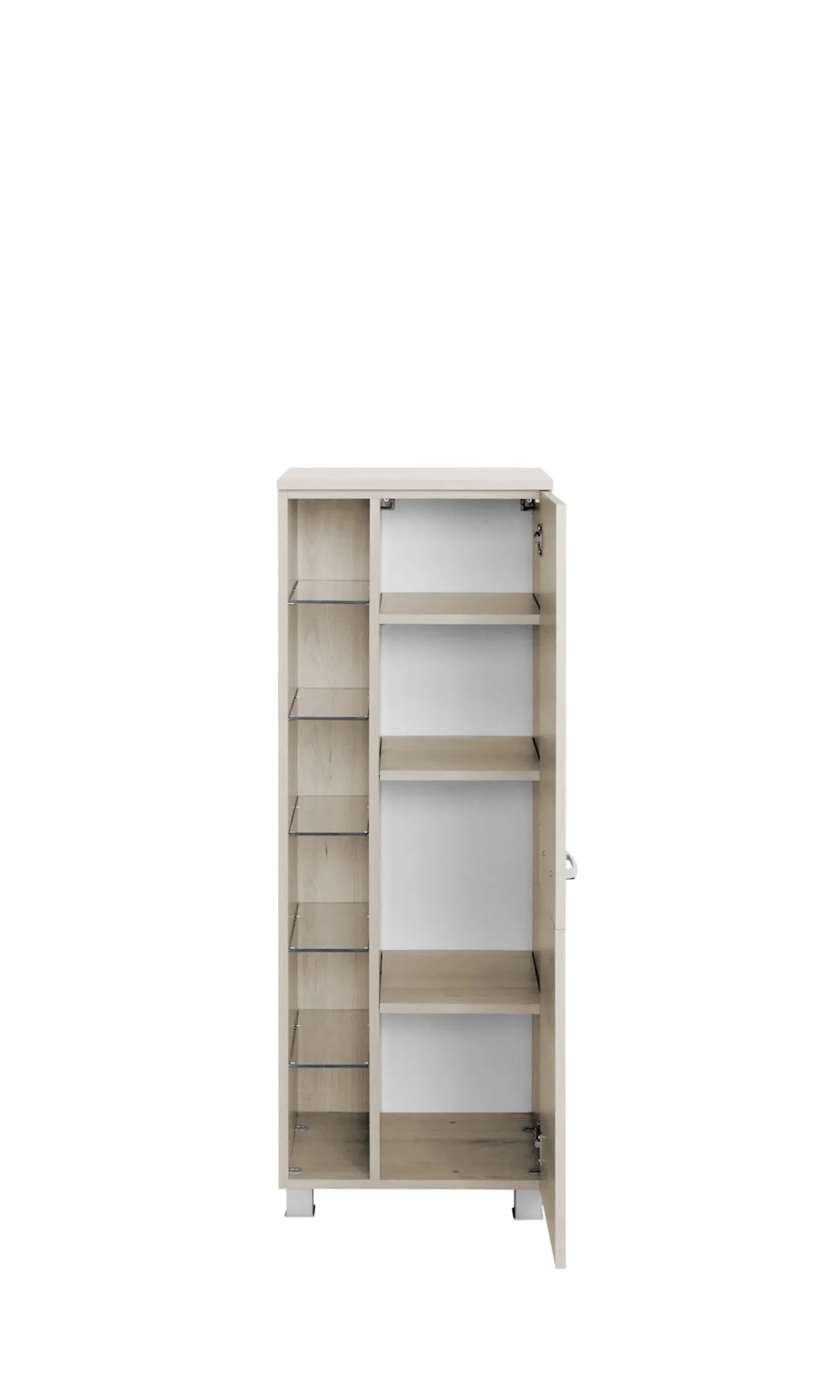 Badezimmerschrank Portofino | 45 x 35 x 122 cm | Beech Oak Design