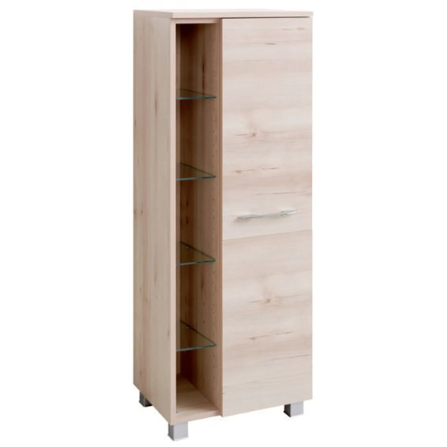 Badezimmerschrank Portofino | 45 x 35 x 122 cm | Beech Oak Design