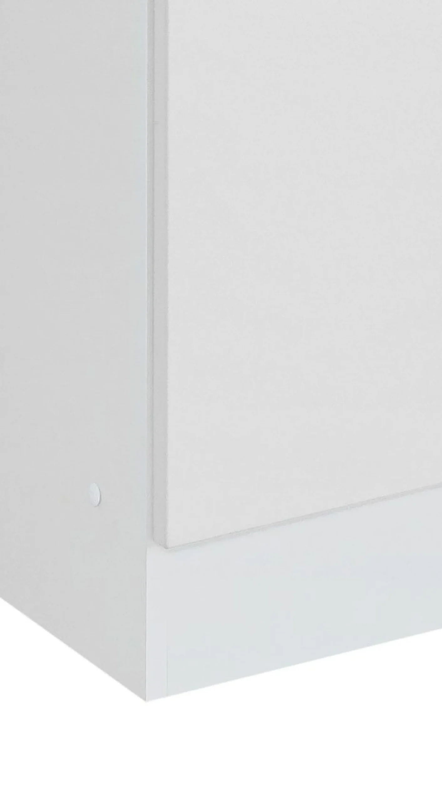Badezimmerschrank Ricca 25cm 1 Tür und 1 Schublade - weiß/hellgrau