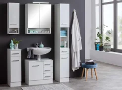 Badezimmerschrank Ricca 25cm 1 Tür und 1 Schublade - weiß