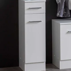 Badezimmerschrank Ricca 25cm 1 Tür und 1 Schublade - weiß