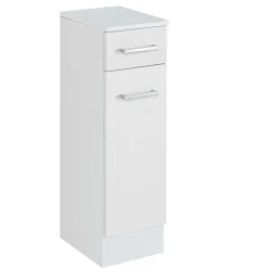 Badezimmerschrank Ricca 25cm 1 Tür und 1 Schublade - weiß