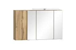 Held Badezimmerset Varese | Waschbecken- und Spiegelschrank | Wotan Eiche / Betondesign