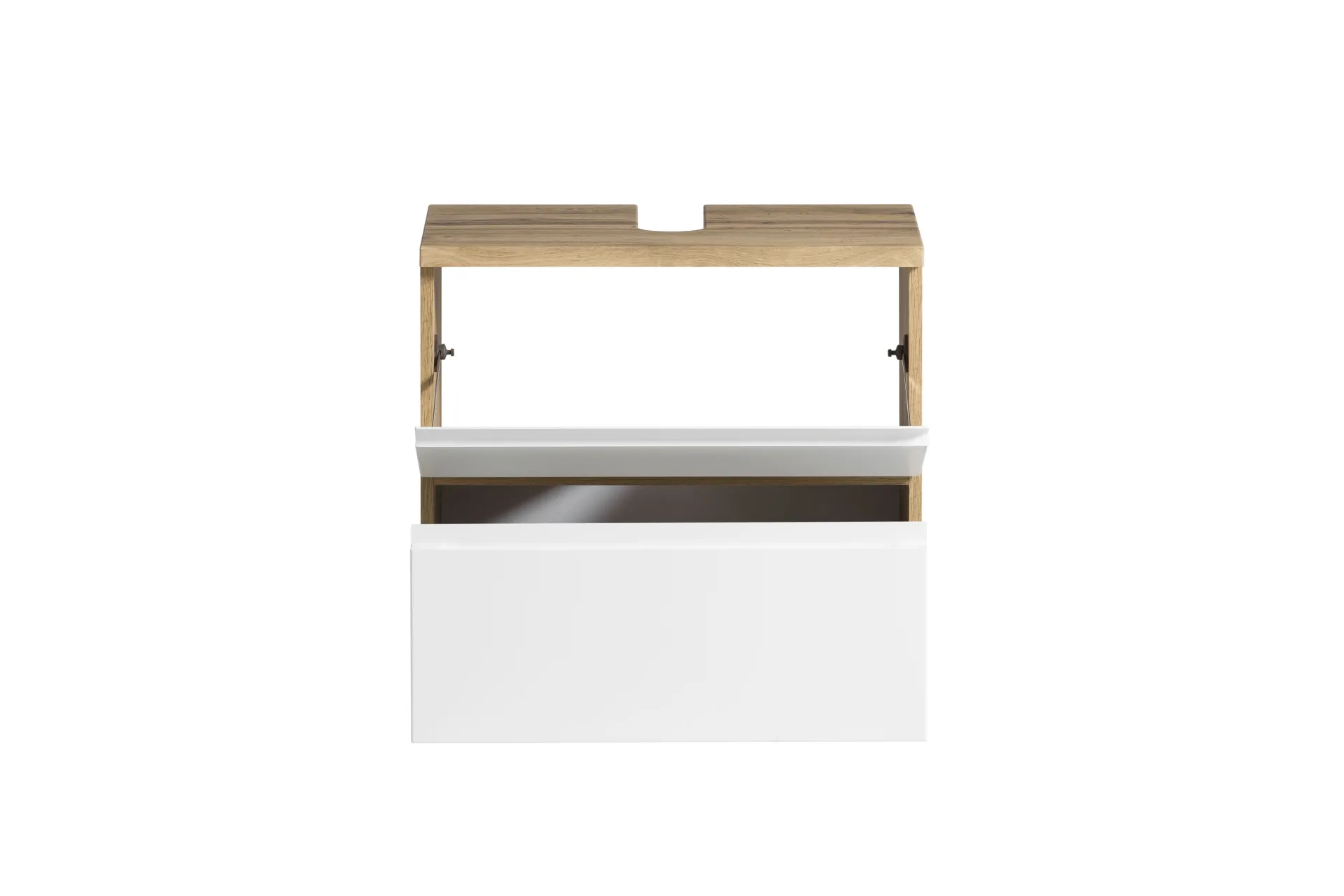 Held Badezimmerset Varese | Waschtisch und Spiegelschrank mit Beleuchtung | Wotan Eiche es Design